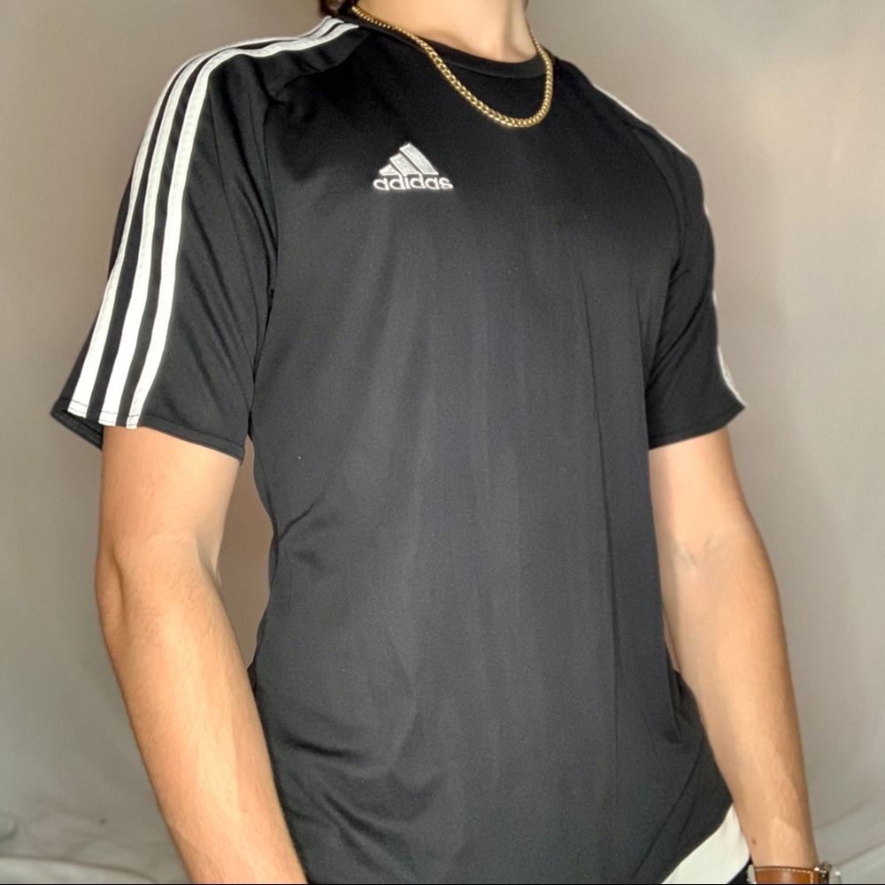 Adidas Black Soccer Athletic T-Shirt